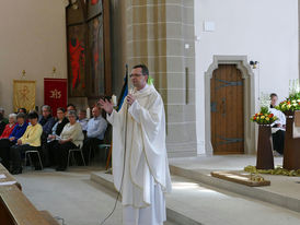 Feierlicher Gründungsgottesdienst der Pfarrei St. Heimerad (Foto: Karl-Franz Thiede)